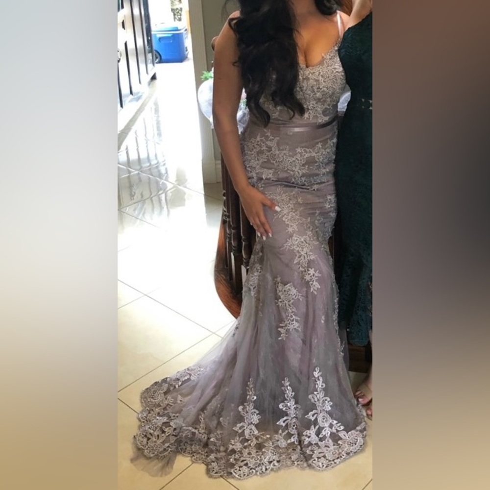 Unknown brand bridesmaid dress/formal evening gown, size S, Dusty Rose